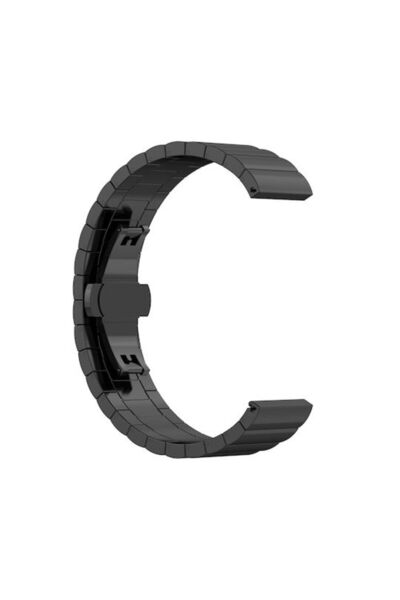 Techsuit W012 Ανοξείδωτο Ατσάλι Μαύρο Λουράκι Garmin Instinct