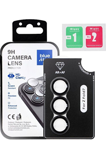 Blue Star Camera Protection Σκληρυμένο Γυαλί Μαύρο για Galaxy Z Fold7