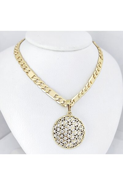 Milena Colier Dama Placat cu Aur 14k - Lungime 60 cm