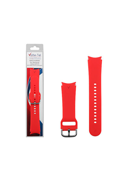 Other Λουράκι Volte-Tel Σιλικόνης Κόκκινο (Galaxy Watch4/5/6/7/FE/4 Classic/6...