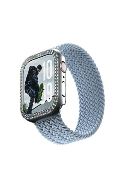 Panzer Glass PanzerGlass Θήκη Σιλικόνης σε ασημί χρώμα για Apple Watch Σειρά ...