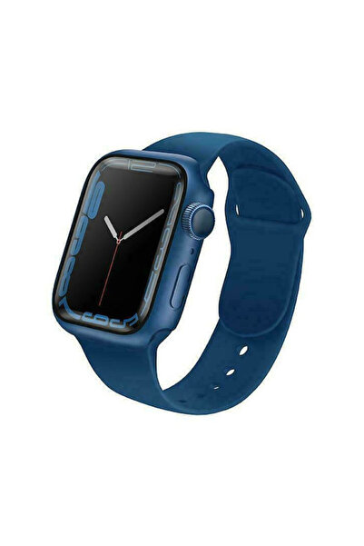 uniq Legion Πλαστική Θήκη με Γυαλί σε Μπλε χρώμα για Apple Watch 45mm