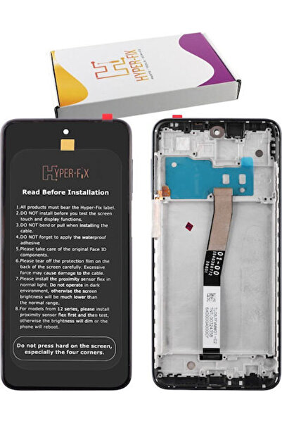 Hyper Οθόνη με μηχανισμό αφής και πλαίσιο για Xiaomi Redmi Note 9 Pro, Note 9...