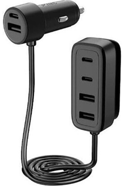 Ttec SmartCharger 6 σε 1 Φορτιστής Αυτοκινήτου 90W Γρήγορη Φόρτιση με Θύρες 3...