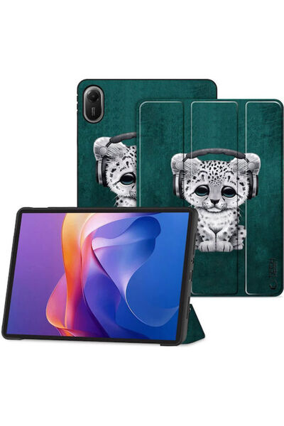 Tech-Protect Smartcase Xiaomi Redmi Pad 2 11.0 Λυπημένη Γάτα