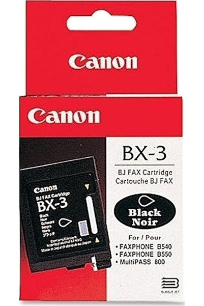 Canon BX-3 Γνήσιο Μελάνι Εκτυπωτή InkJet Μαύρο (0884A002)