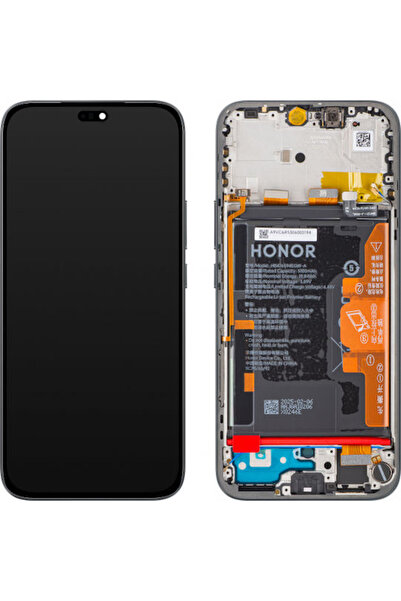 HONOR Οθόνη με μηχανισμό αφής για 400 Lite (Μαύρο)
