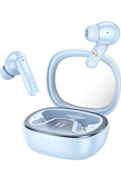 hoco. Hoco EQ6 Ενδοωτικά Ακουστικά Bluetooth Handsfree με Θήκη Φόρτισης Μπλε