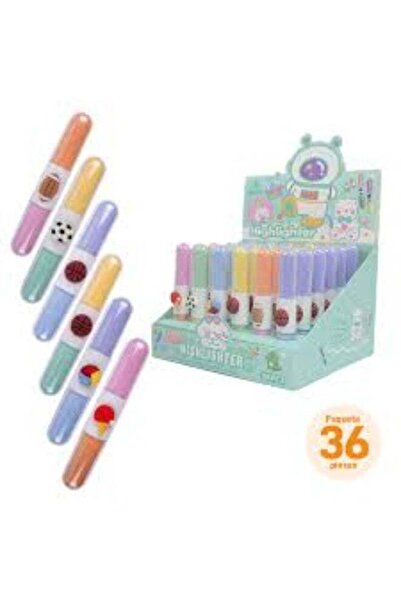 Generic Kawaii Mini Duo Highlighter Pens Cute Pastel Color Markers Perfect fo...