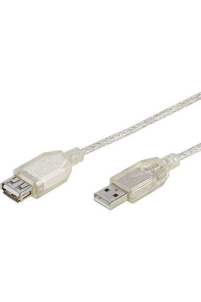 Vivanco Καλώδιο USB 2.0 1.8μ A-Αρσενικό σε A-Θηλυκό Λευκό (25414)
