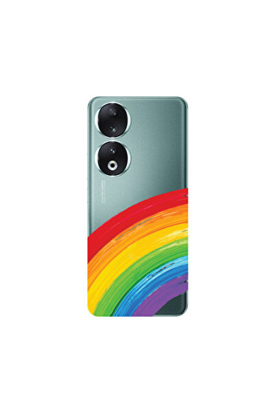 Other Honor 90 5G Rainbow 3 Transparent Silicone TPU Θήκη
