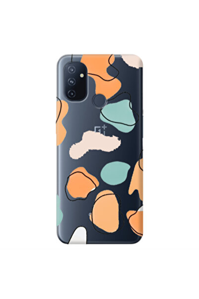 Other Oneplus Nord 100 Colorful spots Transparent Silicone TPU Θήκη