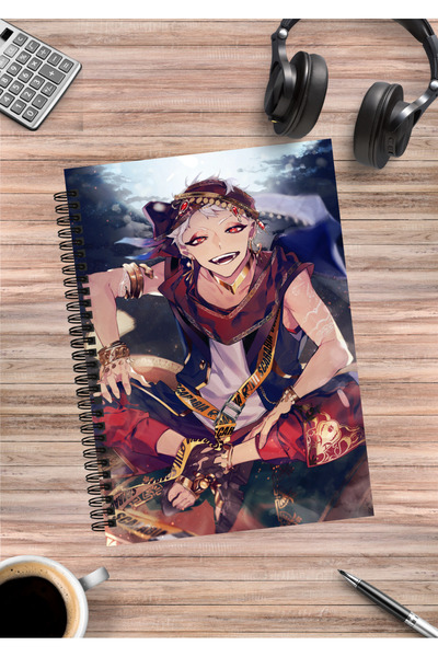 mertfigur Caiet spiralat Twisted Wonderland Anime A5 (50 de foi)
