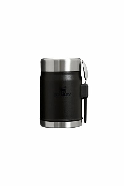 Stanley Classic Legendary Kaşıklı Yemek Termosu | 0.4L / 14Oz Siyah 10-11353-...