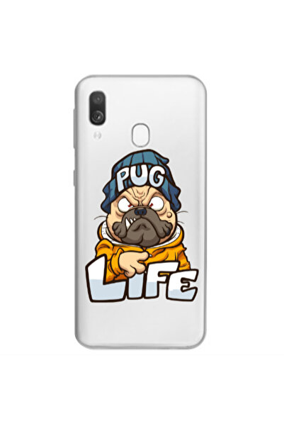 Other Samsung A40 Pug Life 2 Transparent Silicone TPU Θήκη