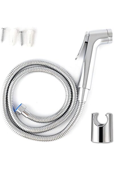 The Bros Shattaf Set, Bidet Sprayer for Toilet with 1.2M Stainless Steel Hose...
