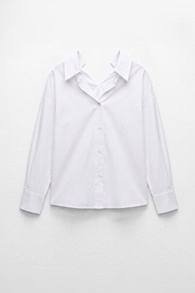 BSL %100 Cotton Açık Yakalı Gömlek