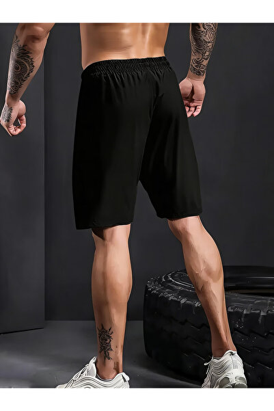 ship master Men's 100% Cotton One Text Printed T-Shirt Shorts Set Oversize Relaxed Fit Streetwear