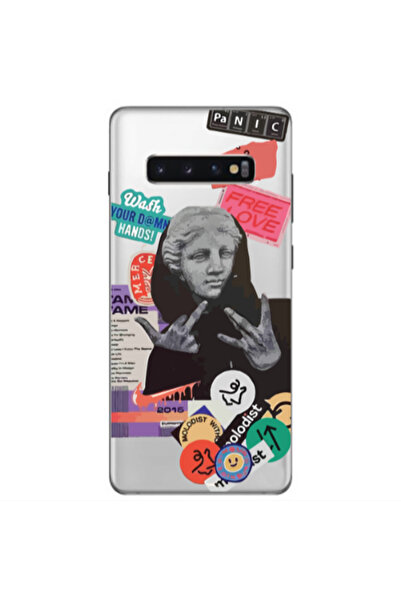 Other Samsung S10 Plus Free love Transparent Silicone TPU Θήκη