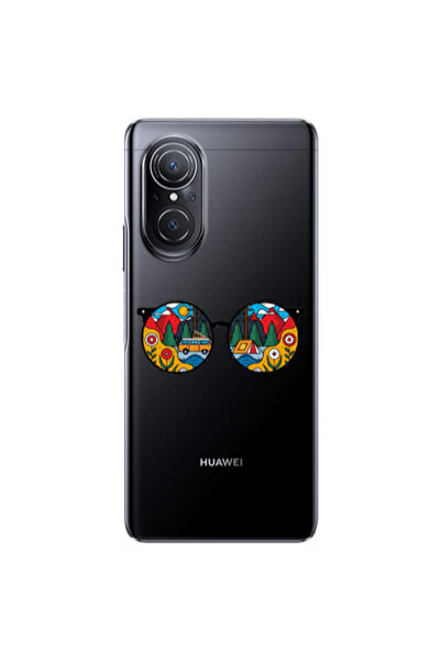 Other Huawei Nova 9 SE Round Glasses Transparent Silicone TPU Θήκη