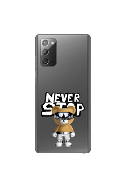 Other Samsung Note 20 Never stop Transparent Silicone TPU Θήκη
