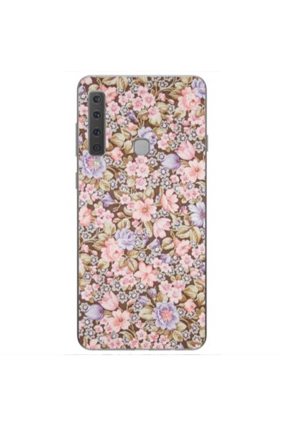 Other Samsung A9 2018 Blue Roses Transparent Silicone TPU Θήκη