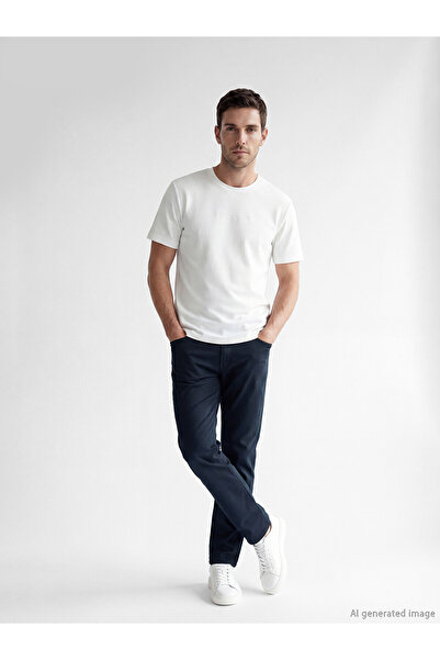 LC Waikiki Nevavm Regular Fit Gabardine Men's Chino Trousers with a Difference