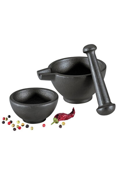 zassenhaus Mortar Set 3pcs. Cast Iron