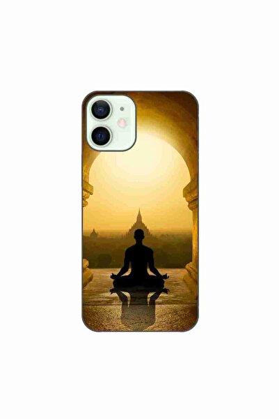 OEM Case compatible with Apple iPhone 12 Mini Silicone Gel Tpu Meditation Pat...