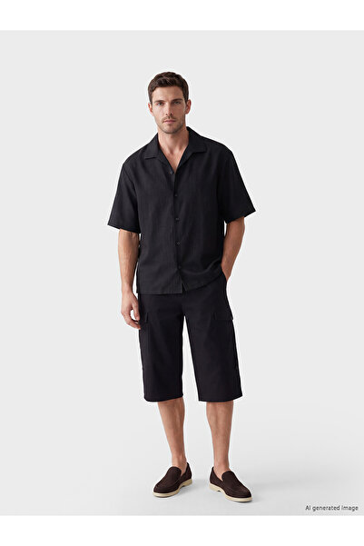 LC Waikiki Nevavm Regular Fit Men's Cargo Shorts with Difference
