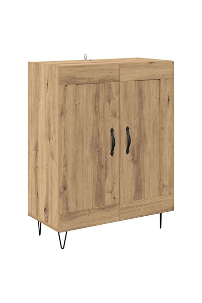 vidaxl Bufet Stejar Artizanal 69,5 x 34 x 90 cm