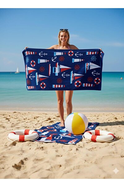 HARVELLİ Velvet Beach Towel 75X150