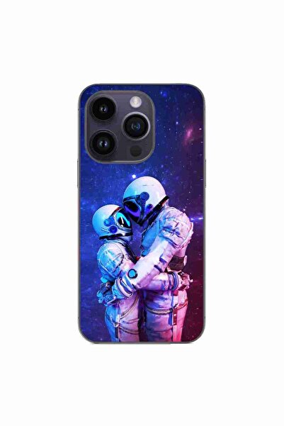 OEM Case compatible with Apple iPhone 14 Pro Silicone Gel Tpu Model Astronaut...