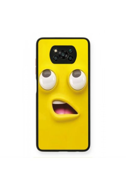Other Xiaomi Poco X3 /X3 Pro Confused face Black Glossy Θήκη