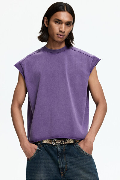 H&M Kısa ve Geniş Kolsuz Üst Oversized Fit