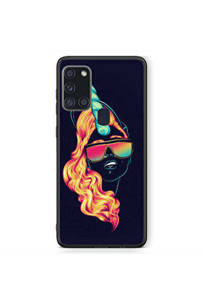 Other Samsung A21S Horn style Black Glossy Θήκη