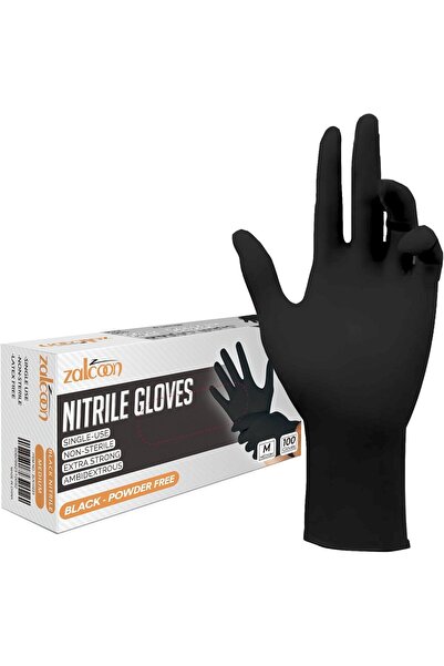Zalcoon Nitrile Exam Disposable Gloves, Powder Free, Latex Free, Best for Res...