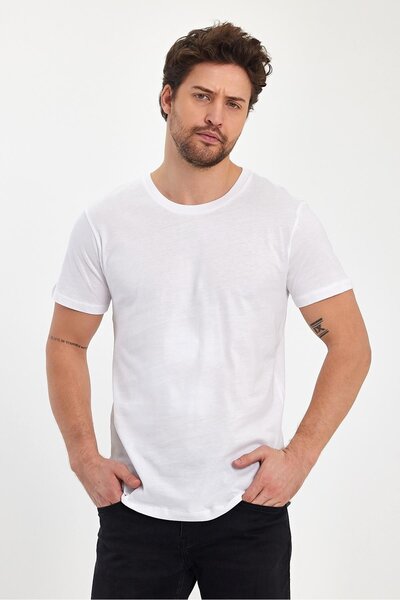 yakamor Men's Zero Collar Tshirt