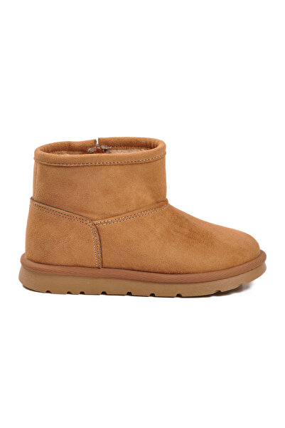 AYK'S Tan Suede Children's Boots 2096 P