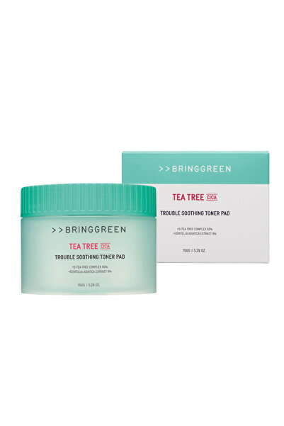 bring green BRINGGREEN Tea Tree Cica Trouble Soothing Toner Pad – Dischete to...
