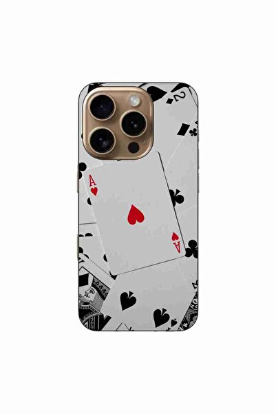 OEM Husa compatibila cu Apple iPhone 16 Pro Silicon Gel Tpu Model Carti Poker