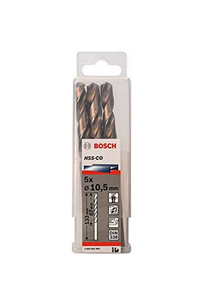 Bosch Top Bottom Set of 5 metal drill bits, 10.5 x 87 x 133 mm