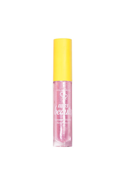Golden Rose MISS BEAUTY DIAMOND SHINE 3D LIPGLOSS 01 PINK TRIP 4.5ML