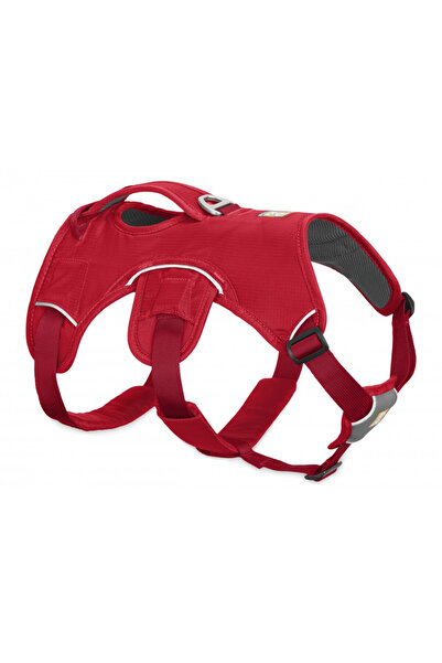 Ruffwear Multifunctional harness, red, comfortable, with 5 adjustment points,...