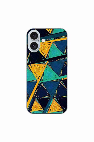 OEM Husa compatibila cu Apple iPhone 16 Silicon Gel Tpu Model Abstract Prism