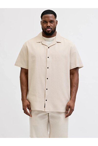 Jack & Jones Plus Πουκάμισο βάφλας, ανδρικό, μεγάλα μεγέθη, βαμβακερό, πουκάμ...