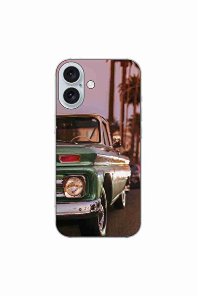 OEM Husa compatibila cu Apple iPhone 16 Silicon Gel Tpu Model Pickup Truck
