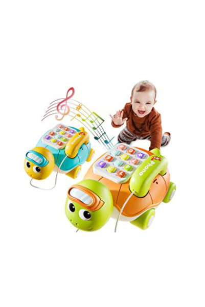 PlayFun Telefon Bebeluș Jucărie Senzorială Lumini LED Sunete Muzicale Interac...
