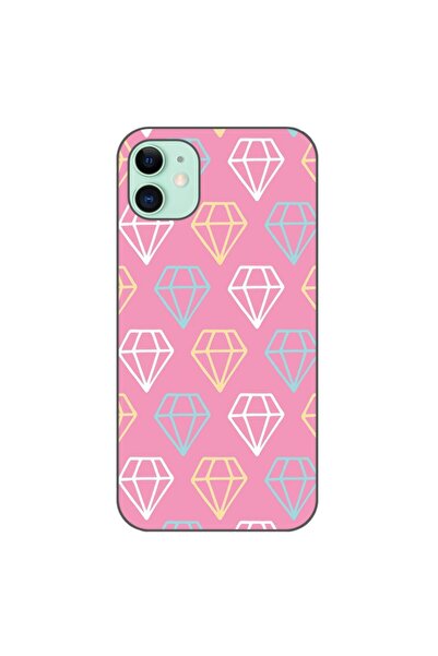 OEM Husa compatibila cu Apple iPhone 11 Silicon Gel Tpu Model Diamond Pattern...