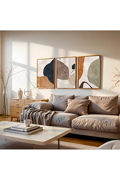 alphobitasarım Minimalist Lines and Earthy Tones That Bring Peace - 3-Piece P...